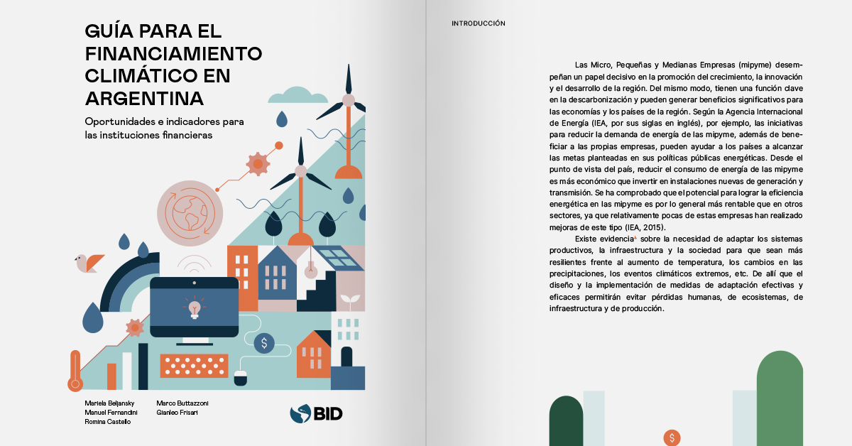 Guía para el financiamiento climático en Argentina: oportunidades e indicadores para las instituciones financieras