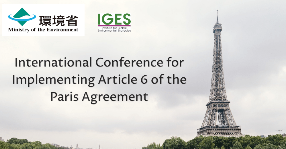 International Conference for Implementing Article 6 of the Paris Agreement